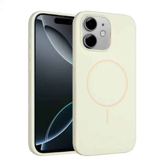 Joko  İphone 11 Kılıf Jully Magsafe Kapak - Bej