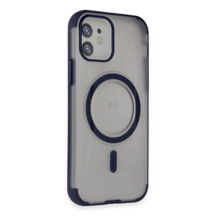 Joko  İphone 12 Hilton Magsafe Kapak - Lacivert