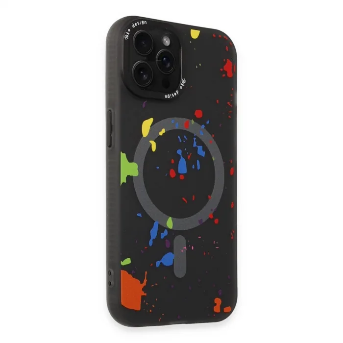 Joko  İphone 14 Pro Colorful Magsafe Kapak - Siyah