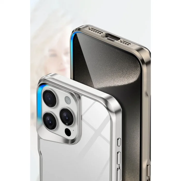 Joko  iPhone 14 Pro Craft Kapak - Gümüş