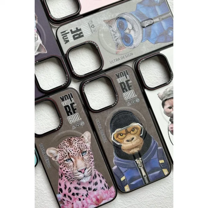 Joko  iPhone 14 Pro Fun Magsafe Kapak - Natural Grey-2
