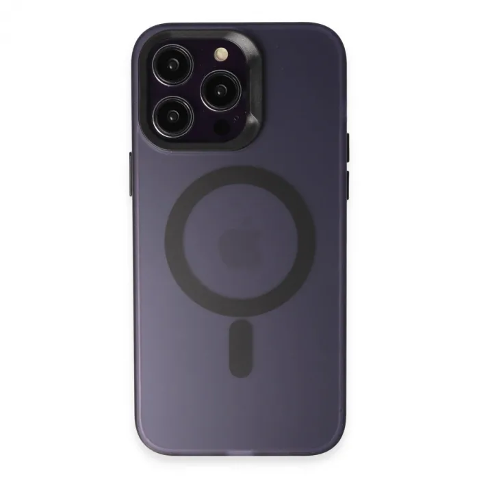 Joko İphone 14 Pro Kılıf Mateks Magsafe Kapak - Derin Mor