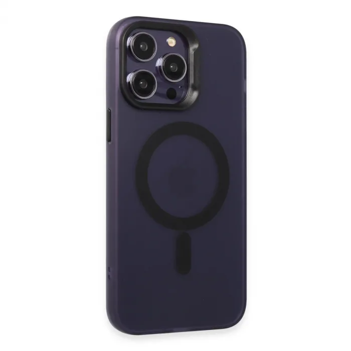 Joko İphone 14 Pro Kılıf Mateks Magsafe Kapak - Derin Mor