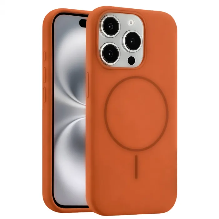 Joko  İphone 14 Pro Max Kılıf Jully Magsafe Kapak - Turuncu