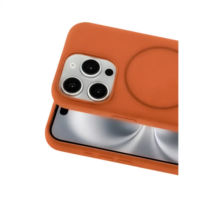 Joko  iPhone 14 Pro Max Kılıf Jully Magsafe Kapak - Turuncu