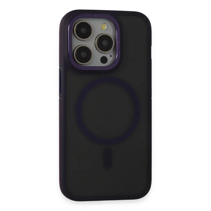 Joko  İphone 14 Pro Max Kılıf Rocky Magsafe Kapak - Derin Mor