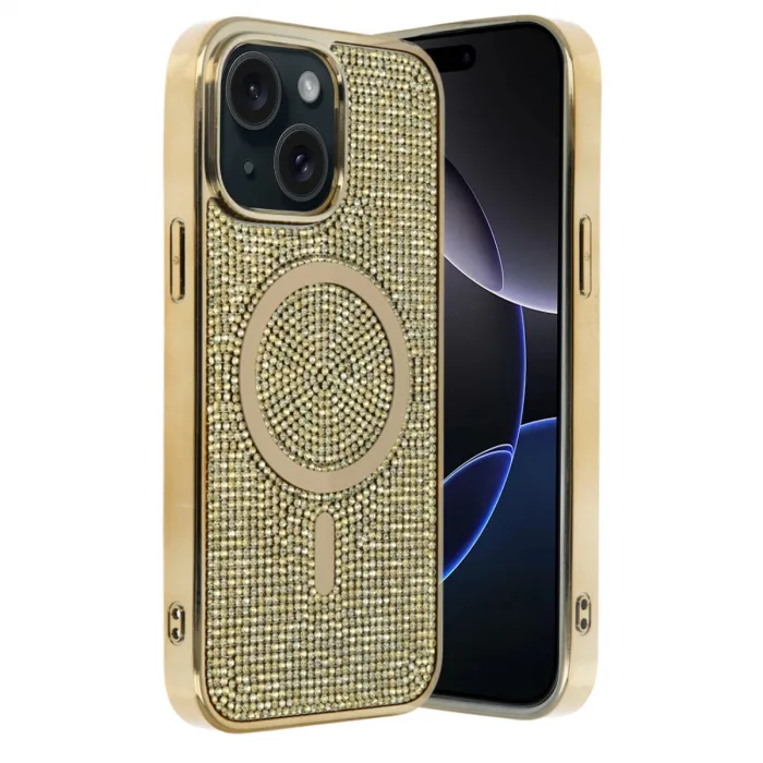 Joko  İphone 15 Helen Magsafe Kapak - Gold