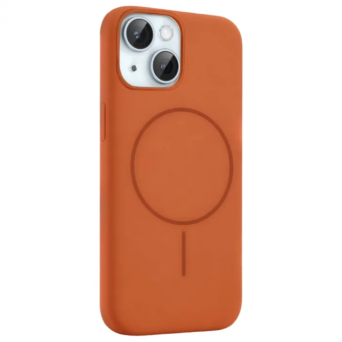 Joko  İphone 15 Kılıf Jully Magsafe Kapak - Turuncu