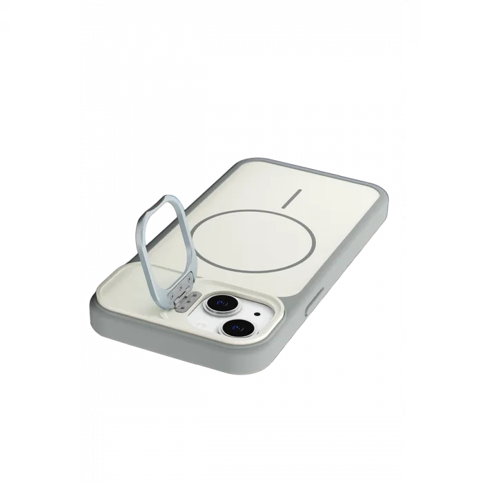 Joko  İphone 15 Pale Magsafe Standlı Kapak - Beyaz