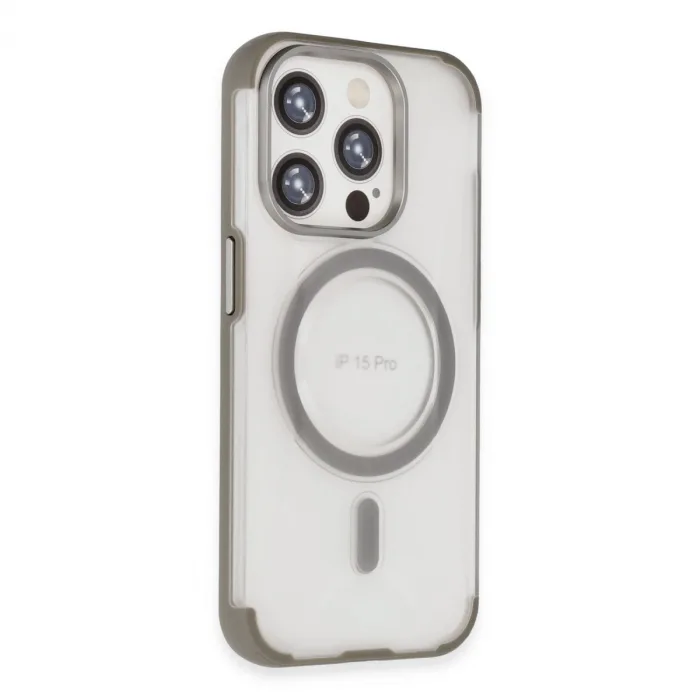 Joko  İphone 15 Pro Hilton Magsafe Kapak - Titan Gri