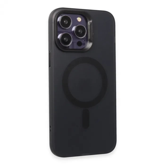 Joko İphone 15 Pro Kılıf Mateks Magsafe Kapak - Siyah