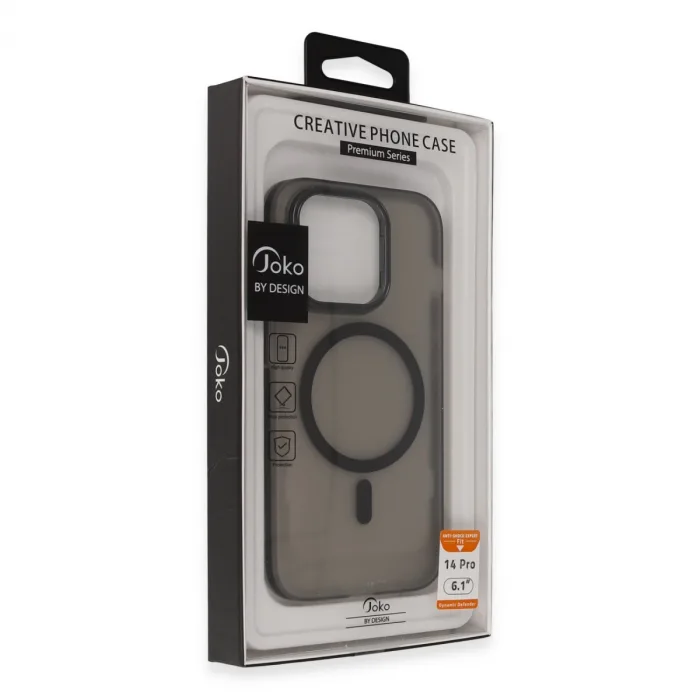 Joko İphone 15 Pro Max Frost Standlı Magsafe Kapak - Sierra Blue