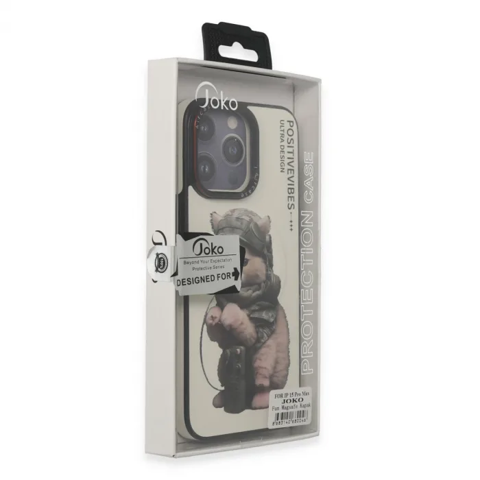 Joko  İphone 15 Pro Max Fun Magsafe Kapak - Titan Gri