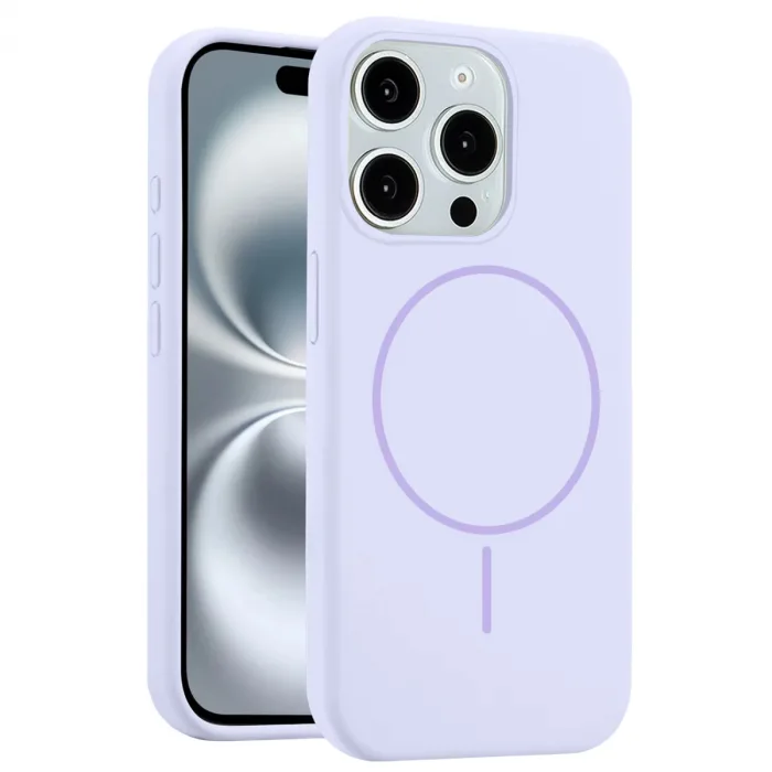 Joko  İphone 15 Pro Max Kılıf Jully Magsafe Kapak - Lila