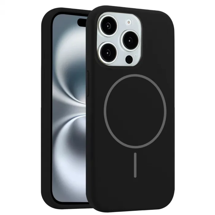 Joko  İphone 15 Pro Max Kılıf Jully Magsafe Kapak - Siyah