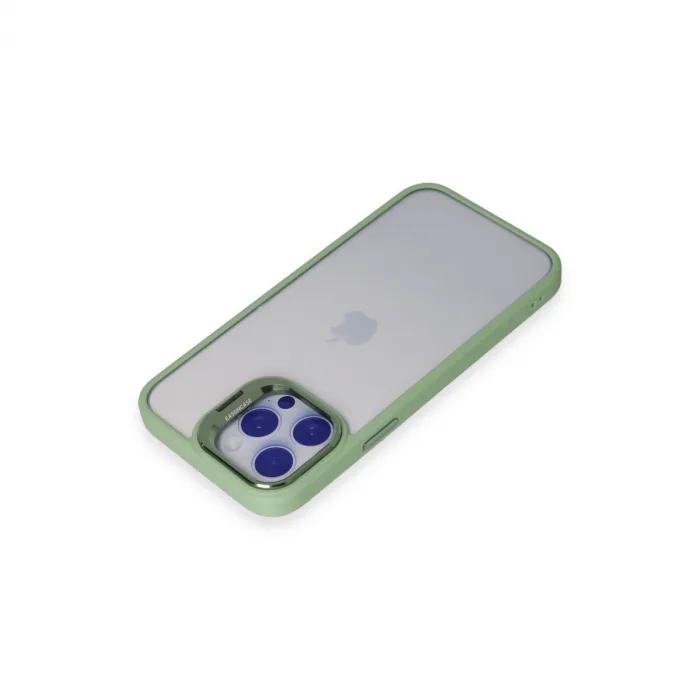Joko  iPhone 15 Pro Max Kılıf Roblox Lens Standlı Kapak - Yeşil