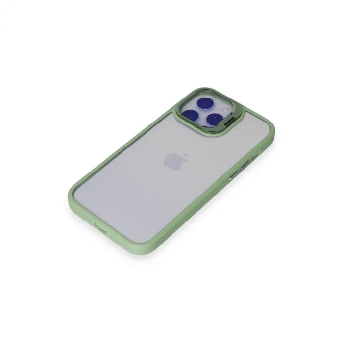 Joko  iPhone 15 Pro Max Kılıf Roblox Lens Standlı Kapak - Yeşil