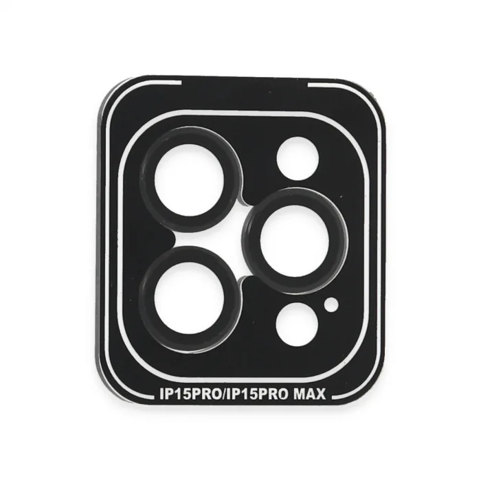 Joko  İphone 15 Pro Max Pvd Metal Kamera Lens - Siyah