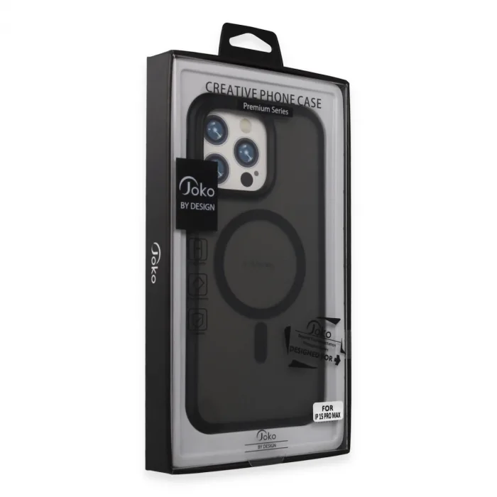 Joko İphone 15 Pro Toras Airbag Magsafe Kapak - Siyah