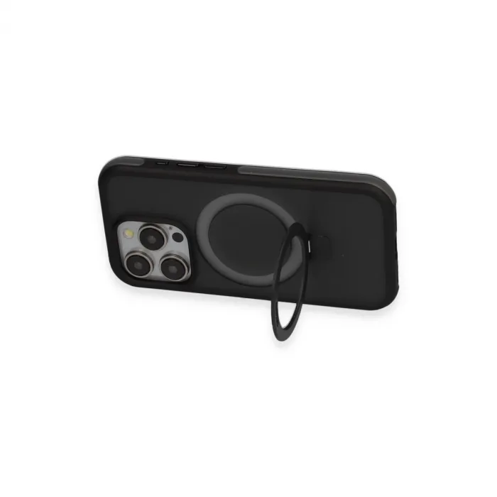 Joko İphone 15 Pro Zorda Airbag Magsafe Standlı Kapak - Lacivert