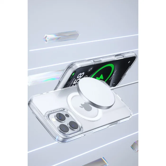 Joko  İphone 16 Gleam Pc Sert Magsafe Kılıf - Şeffaf
