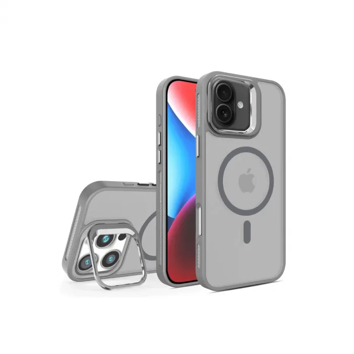 Joko İphone 16 Plus Flet Lens Magsafe Kapak - Gri