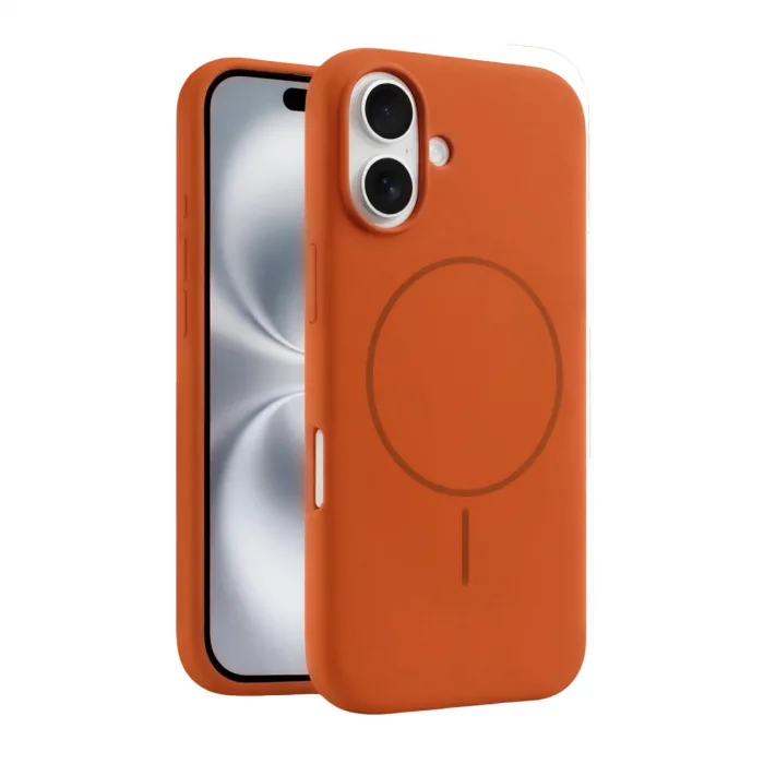 Joko  İphone 16 Plus Kılıf Jully Magsafe Kapak - Turuncu