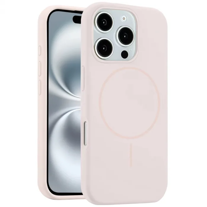 Joko  İphone 16 Pro Kılıf Jully Magsafe Kapak - Pudra