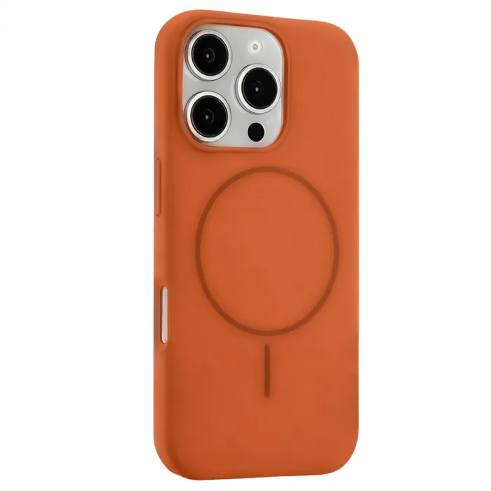 Joko  İphone 16 Pro Kılıf Jully Magsafe Kapak - Turuncu