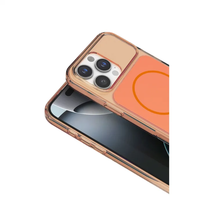 Joko  iPhone 16 Pro Max Bruma Magsafe Kapak - Turuncu