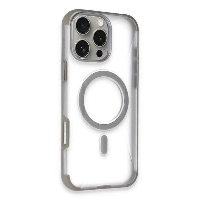Joko  İphone 16 Pro Max Hilton Magsafe Kapak - Titan Gri