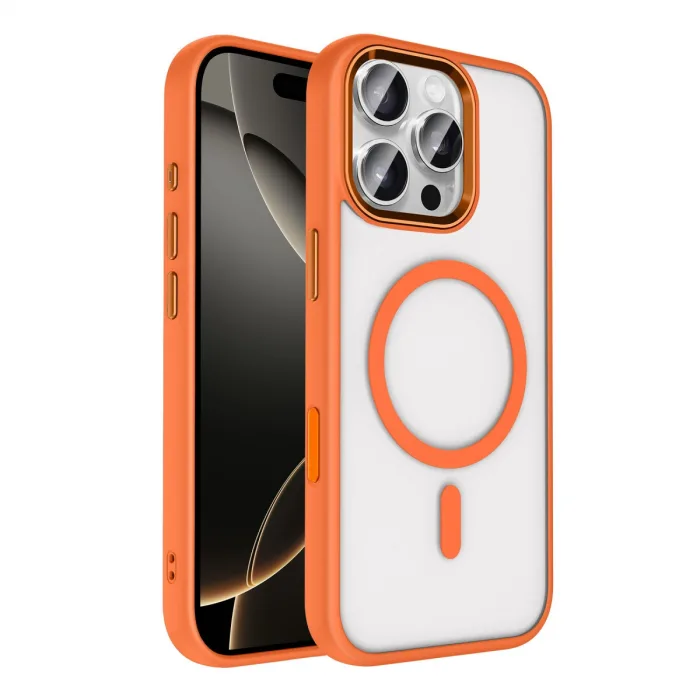 Joko  iPhone 16 Pro Max Terea Magsafe Kapak - Turuncu