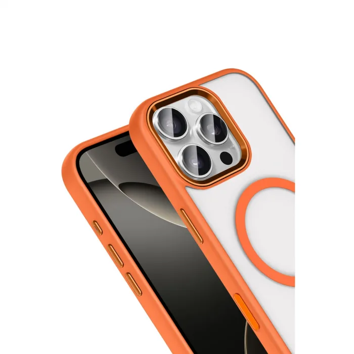 Joko  iPhone 16 Pro Max Terea Magsafe Kapak - Turuncu