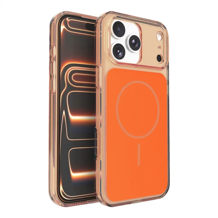 Joko  iPhone 17 Pro Max Bruma Magsafe Kapak - Turuncu