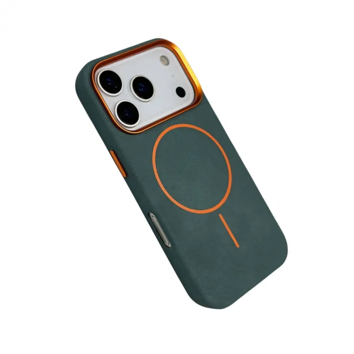 Joko  iPhone 17 Pro Max Luno Deri Magsafe Kapak - Yeşil