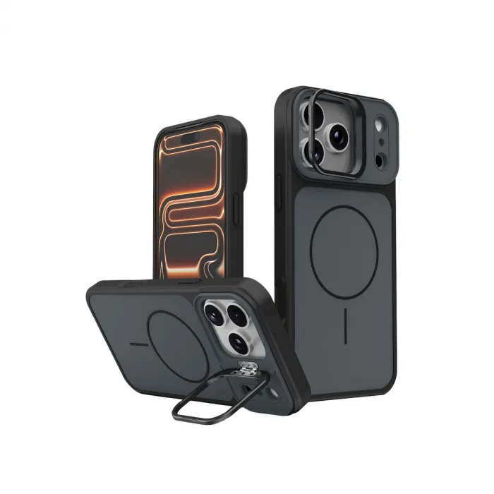 Joko  İphone 17 Pro Max Pale Magsafe Standlı Kapak - Siyah