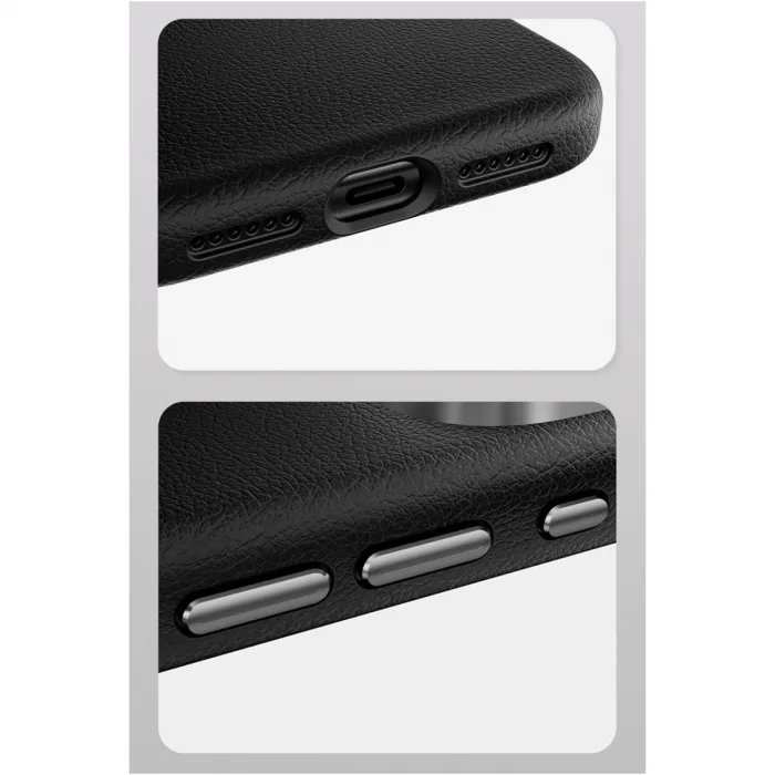 Joko  iPhone 17 Pro Max Wonder Deri Magsafe Kapak - Siyah