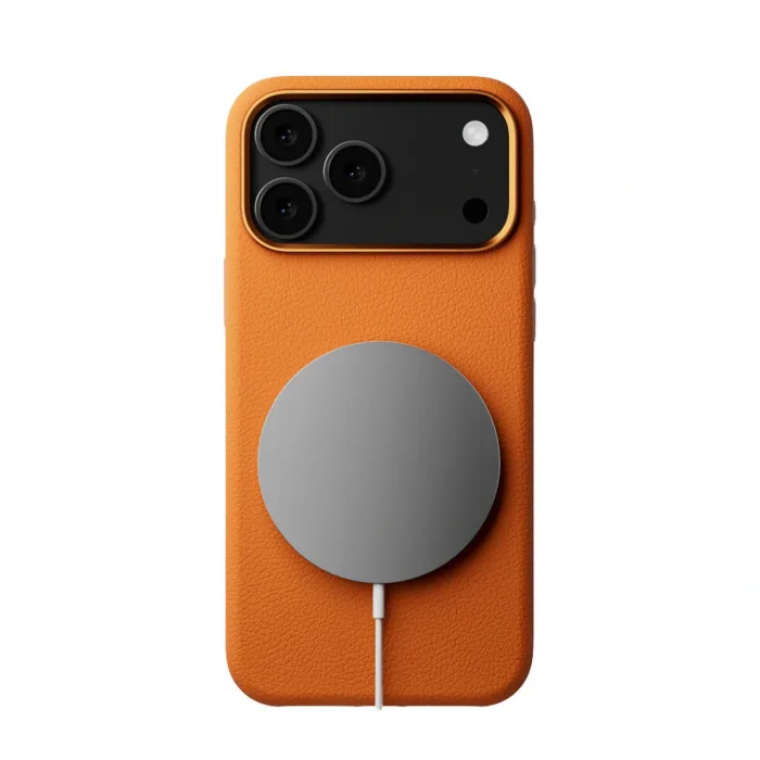 Joko İphone 17 Pro Max Wonder Deri Magsafe Kapak - Turuncu