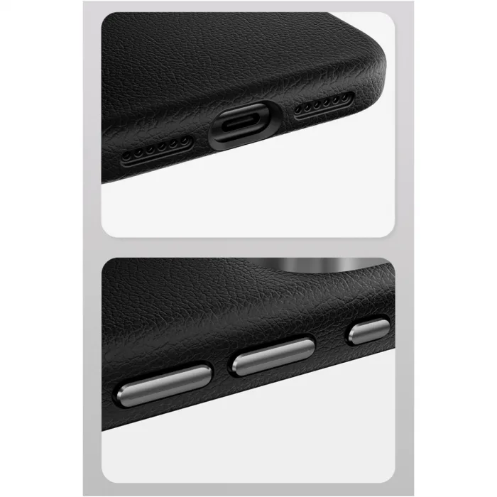 Joko  İphone 17 Pro Wonder Deri Magsafe Kapak - Siyah