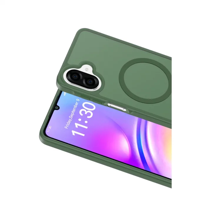 Joko Samsung Galaxy A07 4g Jota Magsafe Kapak - Koyu Yeşil