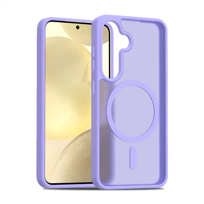 Joko Samsung Galaxy S24 Jota Magsafe Kapak - Lila