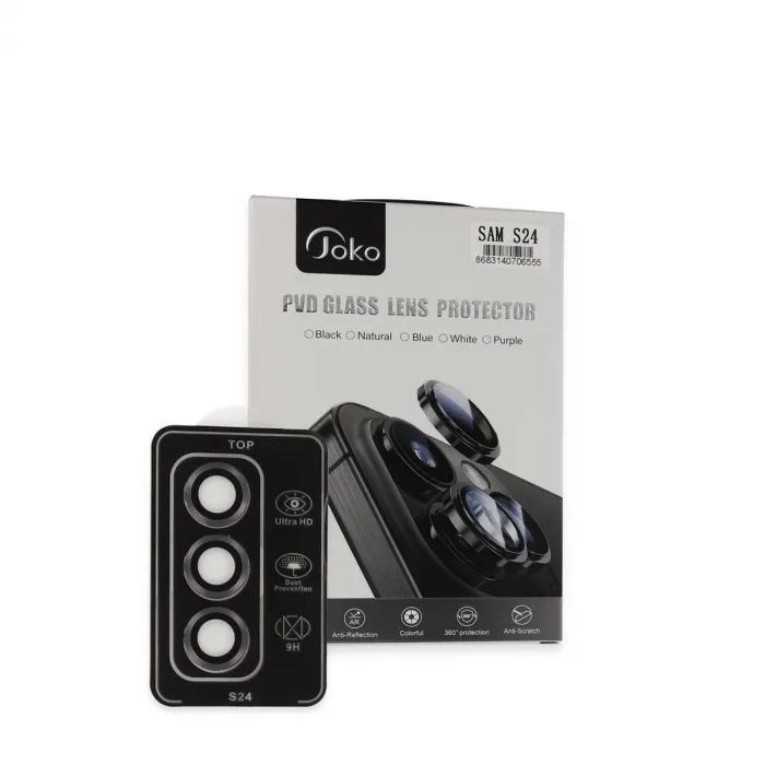 Joko Samsung Galaxy S24 Pvd Metal Kamera Lens - Derin Mor