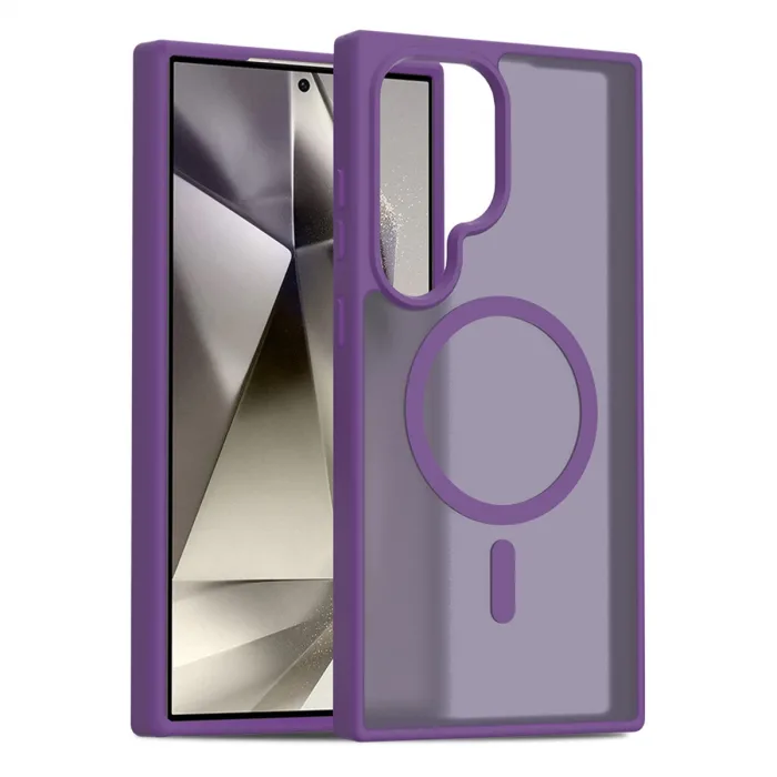 Joko Samsung Galaxy S24 Ultra Jota Magsafe Kapak - Derin Mor