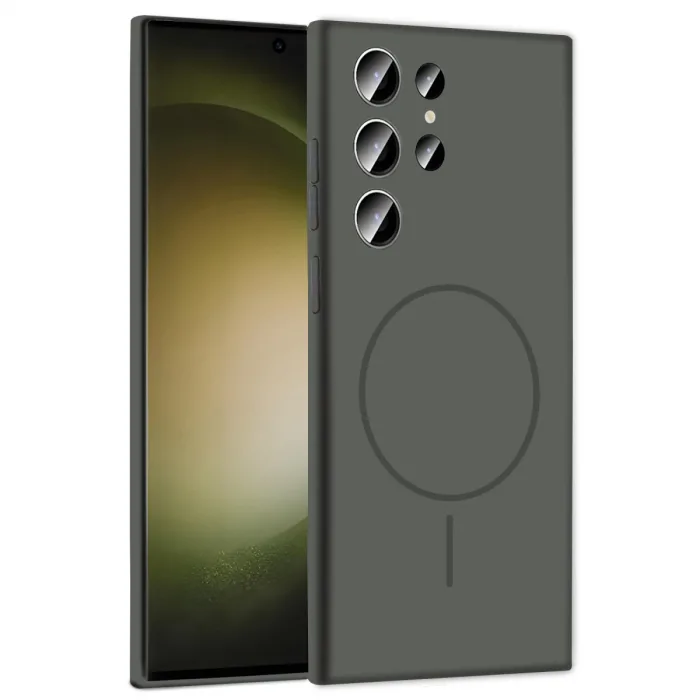Joko Samsung Galaxy S24 Ultra Kılıf Jully Magsafe Kapak - Titan Gri