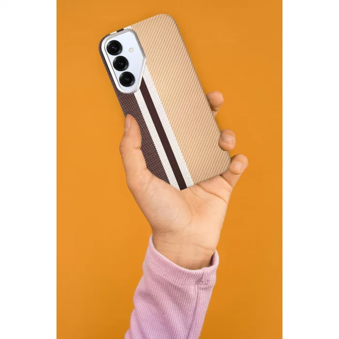 Joko Samsung Galaxy S25 Besa Magsafe Kapak - Natural Grey