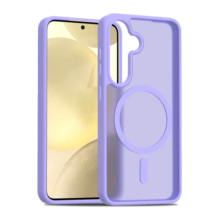 Joko Samsung Galaxy S25 Jota Magsafe Kapak - Lila
