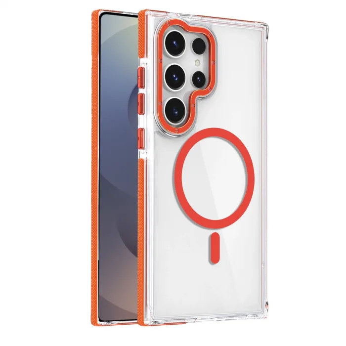 Joko Samsung Galaxy S25 Ultra Bella Magsafe Kapak - Turuncu