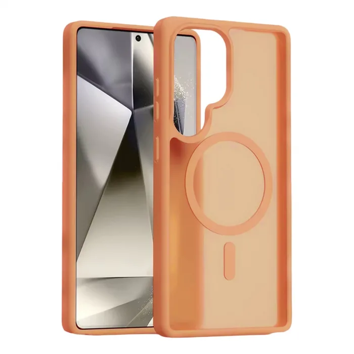 Joko Samsung Galaxy S25 Ultra Jota Magsafe Kapak - Turuncu