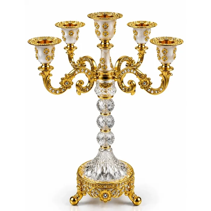 Kristal Şamdan Mumluk Alk6396