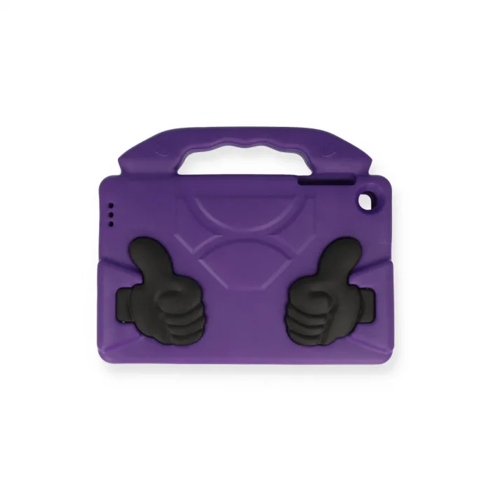 Lenovo Tab M10 Tb328fu Kılıf Like Stantlı Tablet Silikon - Mor